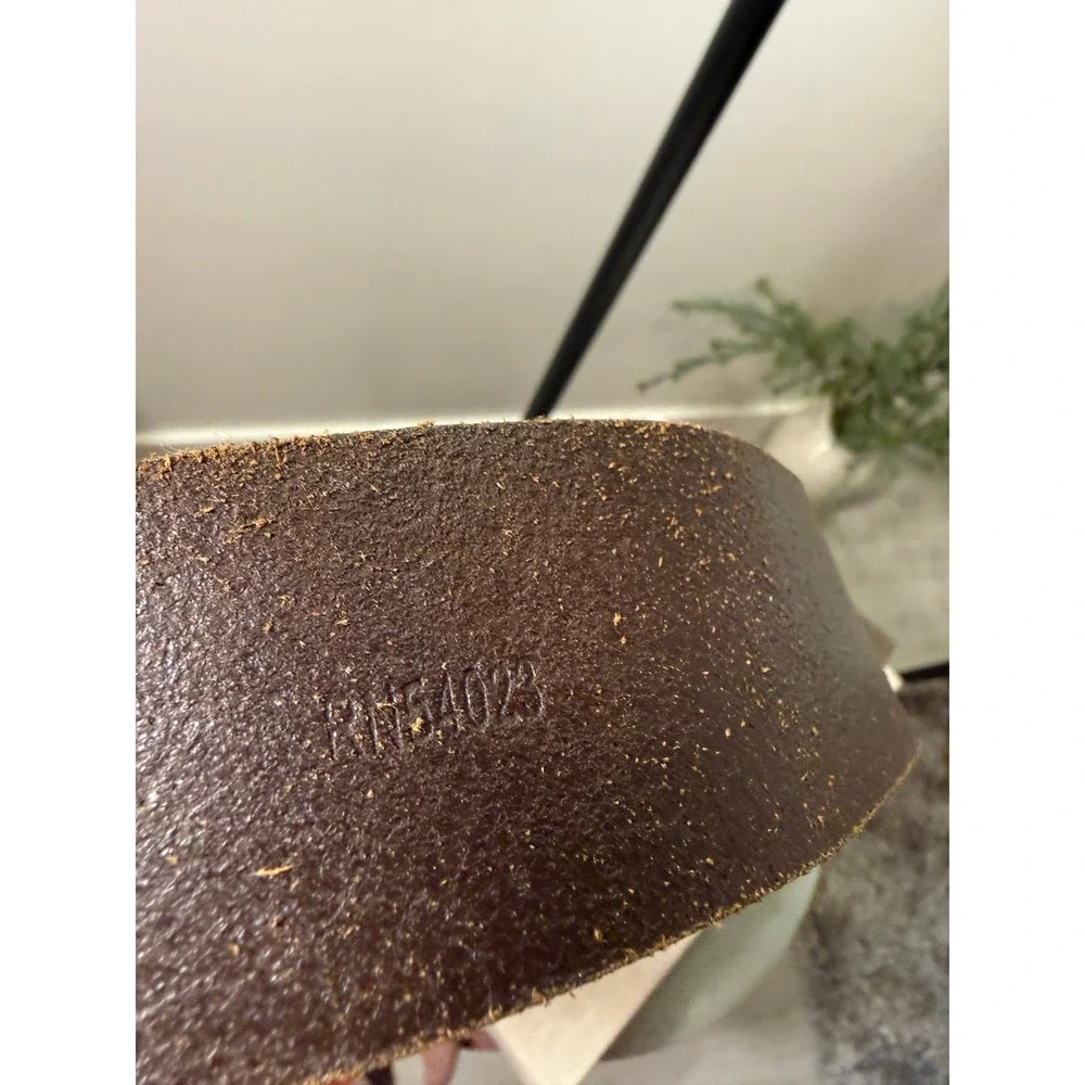banana republic wide belt leather 90s animal snakeskin retro‎ basics brown brass